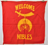 Vintage Various Welcome Nobles Flags