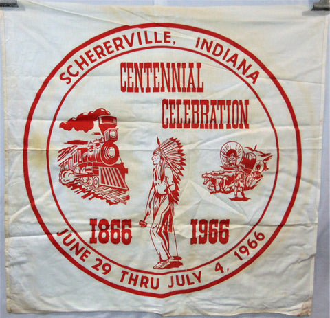 Vintage Schererville, Indiana Flag