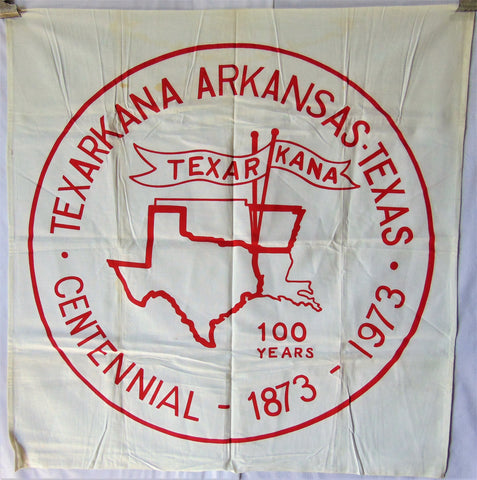 Vintage Texarkana Centennial Flag
