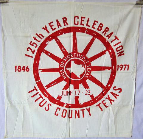 Vintage Titus County, Texas Flag