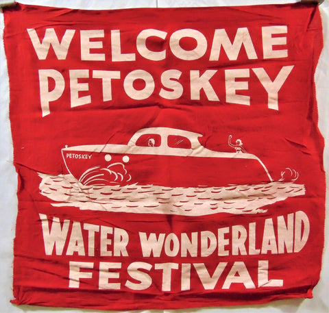 Vintage Water Wonderland Festival Flag