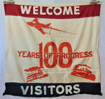 Vinage 100 Years of Progress Flag