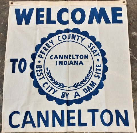 Vintage Cannelton, Indiana Flag