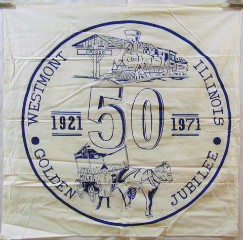 Vintage Westmont, Illinois Flag