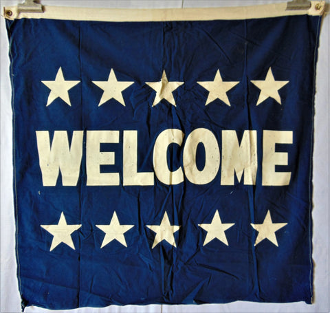 Vintage Welcome Flags